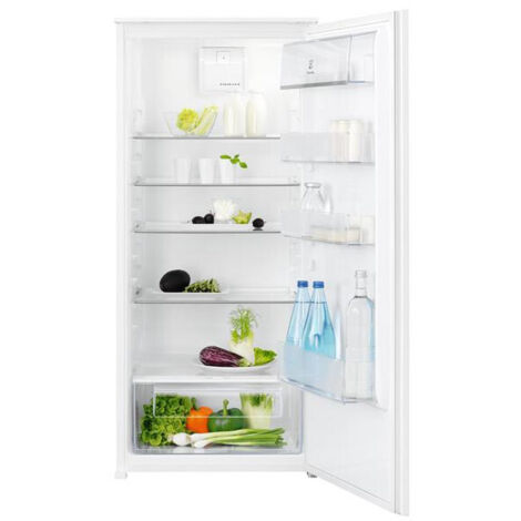 Electrolux – ERB3DE12S – Réfrigérateur intégrable 1 porte 208L – Froid brassé – Niveau sonore 34 dB – Fixation à glissières - ERB3DE12S-Refrigerateur (1/5)