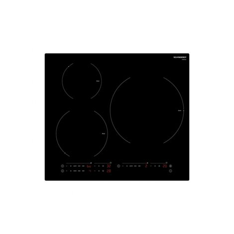 SCTI6030AD-SCHNEIDER Plaque induction encastrable 3 foyers, 60cm de largeur 7400W