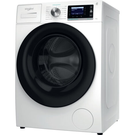 Whirlpool – Lave-linge frontal 9 kg 1400 tr/min – Moteur ZEN silencieux – Technologie 6ème Sens – Économie d'eau et d'énergie – FreshCare+ - W698FR (1/5)