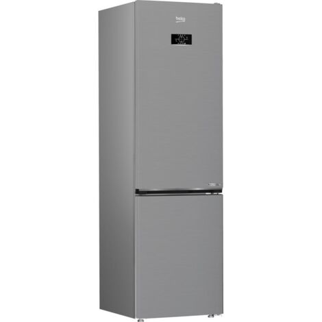 Beko – Réfrigérateur combiné 60cm 355L ventilé métal – Technologie No Frost – Éclairage LED – 36 dB pour un fonctionnement silencieux - B5RCNE405HXB (1/10)