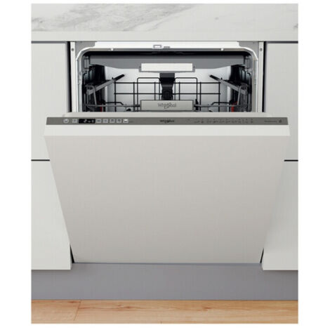 Whirlpool – Lave-vaisselle tout intégrable 60cm 14 couverts 43dB – 10 programmes de lavage – Technologie Natural Dry – WIO3T133PFE