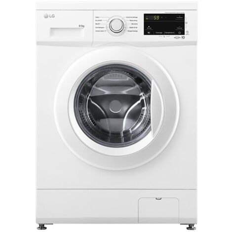 LG – Lave-linge séchant 5 kg – Classe énergétique E – Vitesse d'essorage 1400 tr/min – Charge avant – Dimensions 600x550x850 mm - F854M20WR