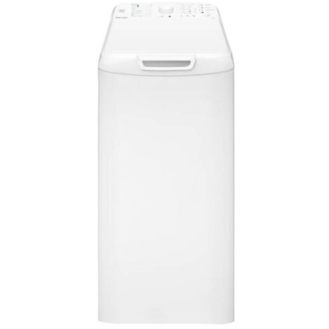 Lave-linge top 6,5kg 1200trs/min – Programme Hygiène – Touche Favori – Programme Express 39′ – Dimensions 85x40x60cm – Vedette