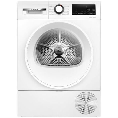 Bosch – Sèche-linge pompe à chaleur 9 kg – Classe A++ – Moteur silencieux 63 dB – Technologie AutoDry – Tambour inox SensitiveDrying