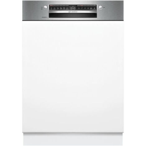 Bosch – Lave-vaisselle encastrable 60 cm – Acier brossé – 14 couverts – Classe B – Moteur EcoSilence Drive – Technologie de séchage Zeolith – SMI6ZCS10E (1/10)