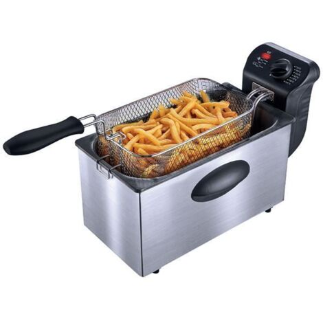 Friteuse LITTLE BALANCE Happy Frites Tradition Inox 3 L 2000 W (1/5)