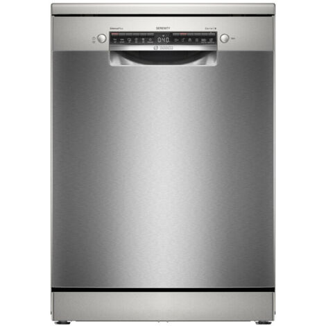 Bosch – Lave-vaisselle inox 13 couverts – 6 programmes – Classe C – Zone booster – Affichage temps restant – Protection antifuite triple - SMS4ETI28E