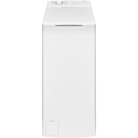 Lave-linge top 6 Kg – 15 programmes dont rapide 45 min – Départ différé – Rinçage plus pour peaux sensibles – Capacité automatique – Vedette