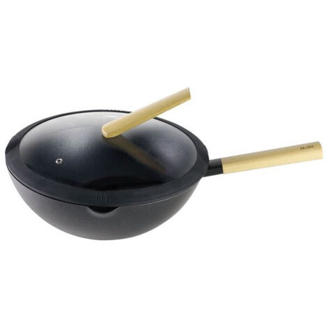 WOK LUXE AVEC COUVERCLE 30 CM IBILI - 404230 (1/5)