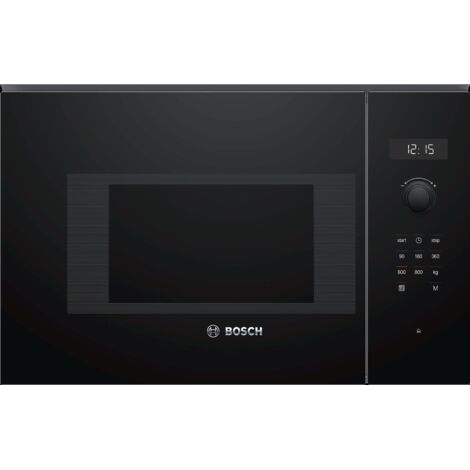 Bosch – Micro-ondes encastrable 20L – Puissance 800W – Ouverture électronique – Commande LED – AutoPilot 7 pour cuisson parfaite