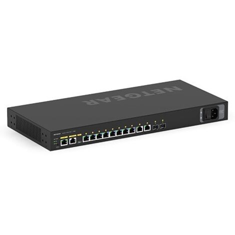 Netgear AV-Line M4250-10G2F-PoE+ Rackmount Managed Gigabit Switch (1/5)