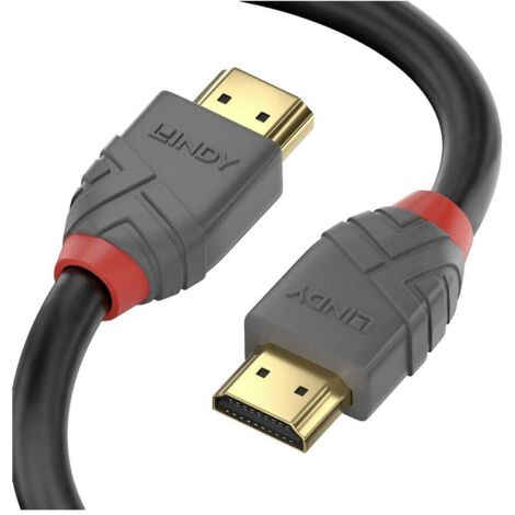 Câbles et adaptateurs audio vidéo LINDY 15m Standard HDMI Cablel Anthra Line HDMI Male to Male (1/4)