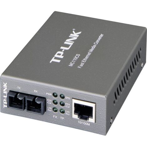 TP-Link MC110CS convertisseur de support réseau 100 Mbit/s 1310 nm Monomode Noir (1/2)