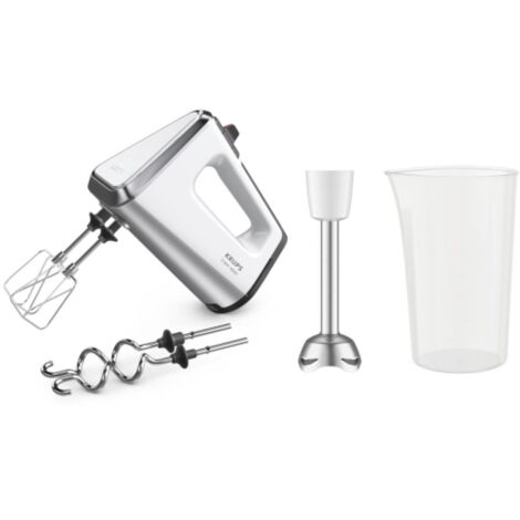 Krups 3Mix 9000 GN9121 Handmixer weiß / silber