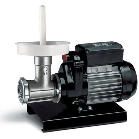 Hachoir à viande électrique professionnel 400W – Capacité 30-50 kg/h – Moteur asynchrone – Acier trempé – Dimensions 40x20x25 cm – Reber
