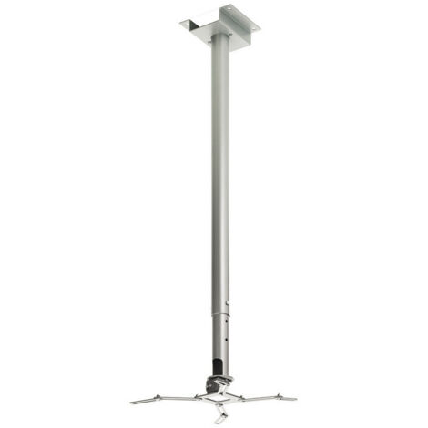 2431-ERARD SQUARE - support vidéoprojecteur plafond avec attaches réglables de 54 à 121 cm, gestion du passage des câbles (1/2)