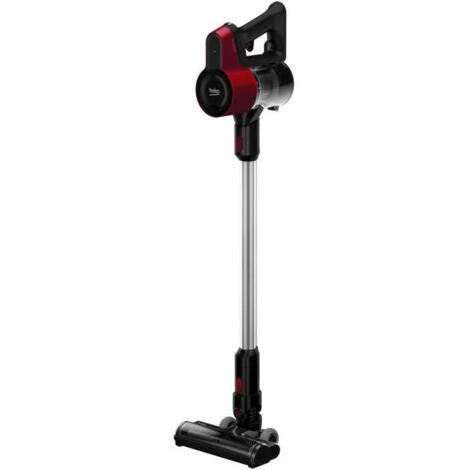 Beko – Aspirateur balai sans fil 110W – Technologie cyclonique – Autonomie 45 min – Capacité 0,55 L – Brosse motorisée rétroéclairée – Rouge - VRT50121VR (1/5)