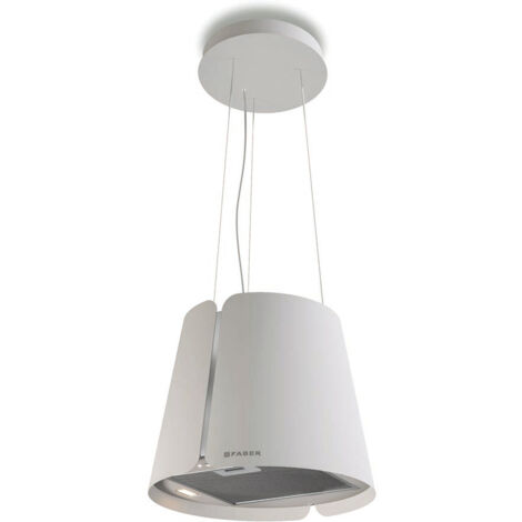 Faber – Hotte îlot cylindrique 43 cm – Débit d'air 600 m3/h – Éclairage LED 2 x 1 watts – Puissance acoustique 68 dB (1/6)