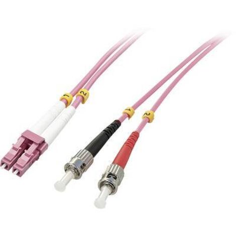 LINDY LWL-Duplexkabel LCST OM4 1m 50125Ãm Multimode (1/2)