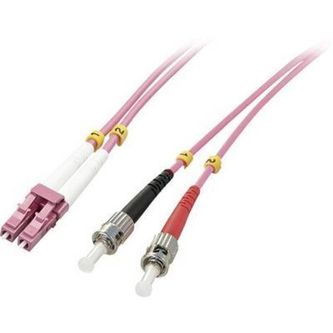 LINDY LWL-Duplexkabel LCST OM4 3m 50125Ãm Multimode (1/2)