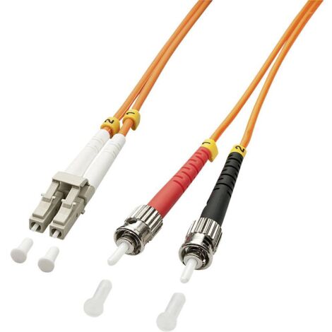 LINDY LWL-Duplexkabel LCST OM2 3m 50125Ãm Multimode (1/4)