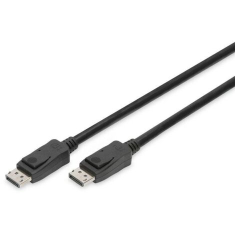 Câble de raccordement Digitus DisplayPort Fiche mâle DisplayPort, Fiche mâle DisplayPort 2.00 m noir AK-340106-020-S 8K UHD, contacts dorés Câble Q120262 (1/4)