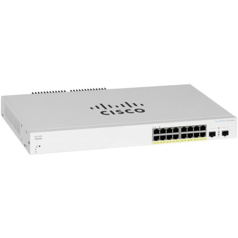 CBS220-16P-2G-EU Business Switching CBS220 Smart 16-port Gigabit PoE 130W 2x1G SFP uplink (1/5)