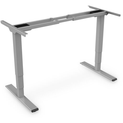 DIGITUS Elektrisch höhenverstellbares Tischgestell, Dual-Motor, 3-Stufen, Grau (1/5)