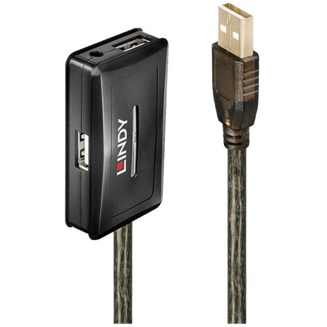 LINDY Câble USB USB 2.0 USB-A mâle, USB-A femelle, USB-A femelle, USB-A femelle, USB-A femelle 10.00 (1/4)