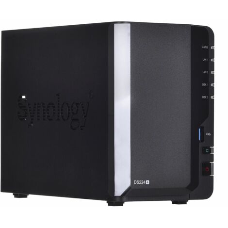 Synology DiskStation DS224+ serveur de stockage NAS Bureau Ethernet/LAN Noir J4125