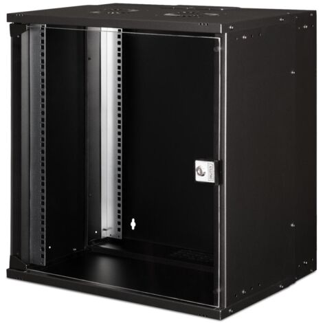 Digitus SOHO PRO armoire murale noire 12U bureau (1/3)