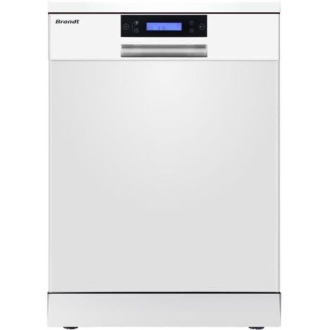 Brandt – Lave-vaisselle pose libre 14 couverts – Classe A, 44 dB(A), 8 programmes, séchage convection active, largeur 60 cm - BRA3660767978973 (1/2)