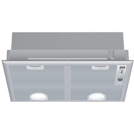 Siemens – Groupe filtrant encastrable 53 cm – Débit d'air 618 m³/h – Acier inoxydable – Éclairage LED – Commandes électroniques – Filtre métallique lavable