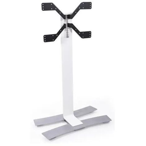 39040-ERARD WIIL 1400XL Blanc - colonne TV mobile, gestion des câbles. Pour écran de 40'' à 85'' (1/3)