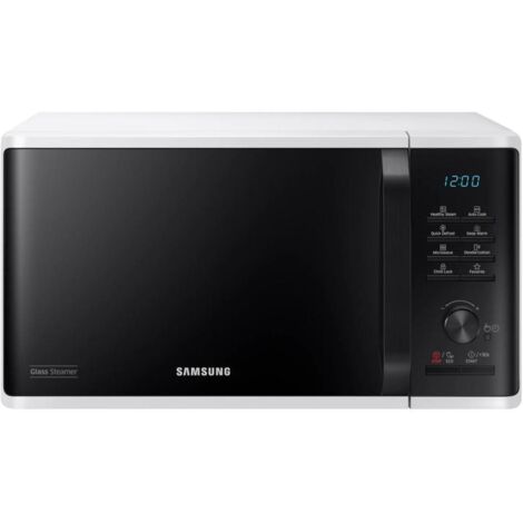 Samsung – Micro-ondes à poser 23L 800W – Commande électronique – Dimensions 27.5 x 48.9 x 37.4 cm – Couleur blanche (1/10)