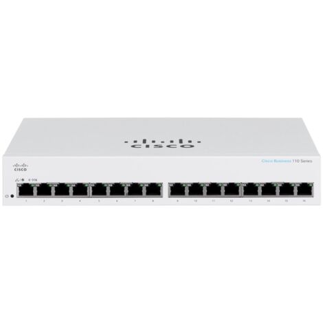 Cisco CBS110 Non-géré L2 Gigabit Ethernet (10/100/1000) 1U Gris (1/5)