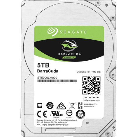 SEAGATE HDD BarraCuda ST5000LM000 5 To (1/4)