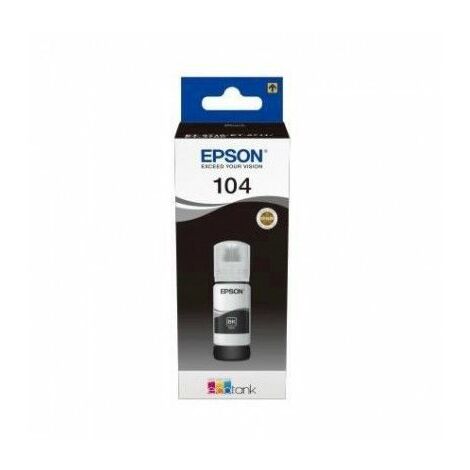 EPSON Kit de Remplissage d'Encre Epson EcoTank 104 - Noir - Jet d'encre - 4500 Pages - 1 Unit(s) (C13T00P140)