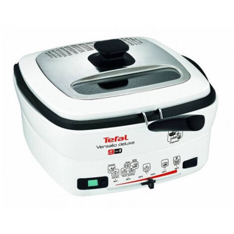 Tefal FR 4950 Multifunktions-Fritteuse Versalio Deluxe 9in1 blanc / Noir