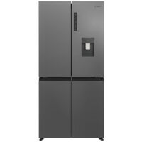 Candy – CFQQ5T817EWPS – Réfrigérateur multiportes 463L – 307L réfrigérateur, 156L congélateur – Classe E – Pose libre, porte française