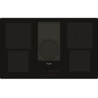 Whirlpool – Plaque induction 80 cm avec hotte intégrée – Extraction 600 m³/h – Commande tactile – Classe énergétique A+++