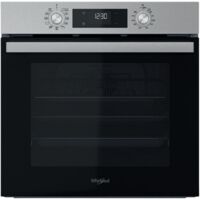 Whirlpool – Four traditionnel multifonction 71L 60cm chaleur pulsée – 11 modes de cuisson – Rails télescopiques – OMR58CU1SX