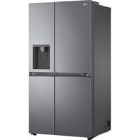 LG – Réfrigérateur américain pose libre 635 L E – 416 L réfrigérateur, 190 L congélateur – Classe énergétique E – Couleur gris