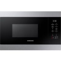 Samsung – Micro-onde intégré 22 L 850 W – Acier inoxydable – Écran LED tactile – Micro-ondes simple pour cuisine moderne