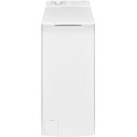 Lave-linge top 6 Kg – 15 programmes dont rapide 45 min – Départ différé – Rinçage plus pour peaux sensibles – Capacité automatique – Vedette
