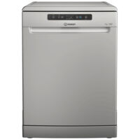 Indesit – Lave-vaisselle pose libre 60 cm – 14 couverts – Classe énergétique D – 44 dB – Départ différé – Programme Fast&Clean 28'