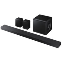 Samsung – Barre de son avec caisson de basse 5.1.2 canaux – HWQS760F – Dolby Digital Plus, Dolby TrueHD – Technologie sans fil, puissance 38W