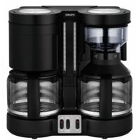 Krups Duothek Plus KM 8508 Cafetière noire 2 x 10 tasses