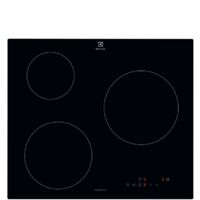 Table de cuisson induction 60cm 3 feux 6000w noir - Electrolux - CIB60320CK