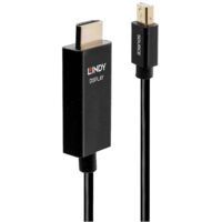 LINDY 0,5m Mini-DisplayPort an HDMI Adapterkabel mit HDR